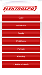 Mobile Screenshot of elektrospoj.cz
